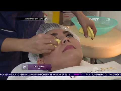 Tessa Kaunang Menjalani Perawatan Wajah