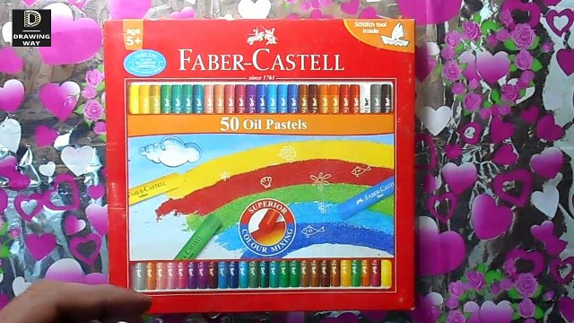Faber-Castell 50 Oil Pastels unboxing in Hindi ( 156 )