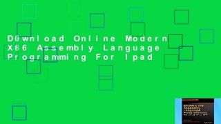 D0wnload Online Modern X86 Assembly Language Programming For Ipad