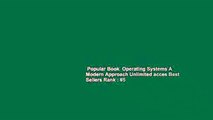 Popular Book  Operating Systems A Modern Approach Unlimited acces Best Sellers Rank : #5