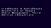 viewEbooks & AudioEbooks Essentials of Supply Chain Management, Third Edition (Essentials Series)