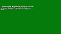 Popular Book  Multinational Business Finance (Pearson Series in Finance) Unlimited acces Best