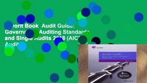 Favorit Book  Audit Guide: Government Auditing Standards and Single Audits 2018 (AICPA Audit
