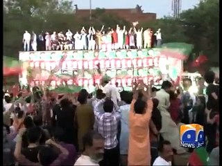 Imran khan Falls in Jalsa Secret Video Release Must See
