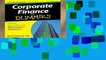 Digital book  Corporate Finance For Dummies Unlimited acces Best Sellers Rank : #2