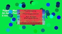 Popular  Marketing Management: An Asian Perspective  E-book