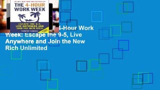 Favorit Book  The 4-Hour Work Week: Escape the 9-5, Live Anywhere and Join the New Rich Unlimited
