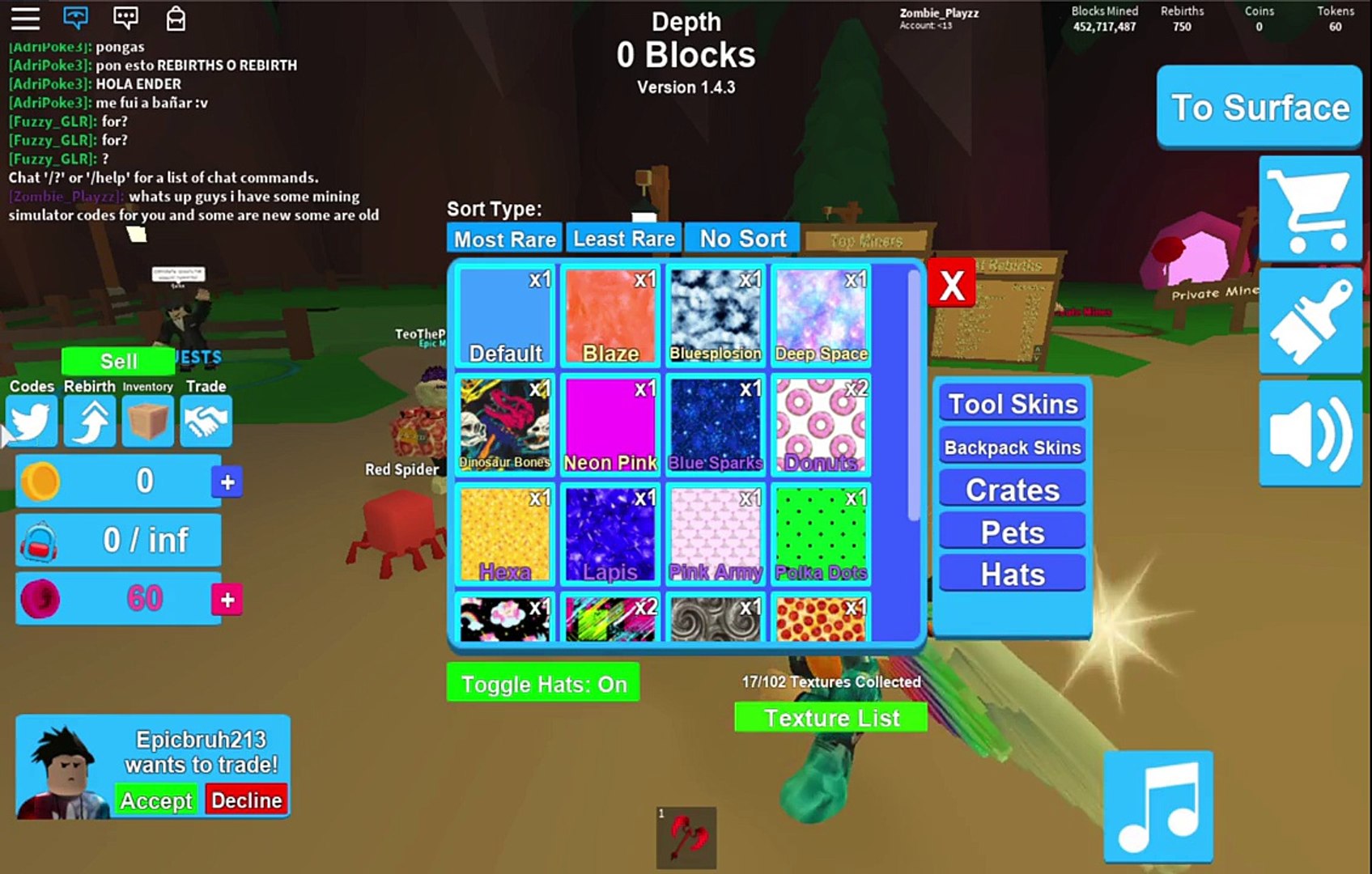 Block Mining Simulator - Roblox