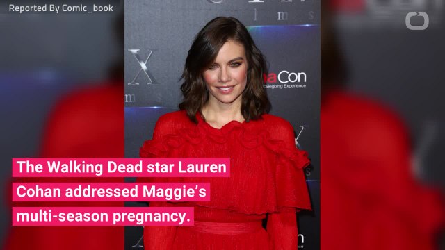 'The Walking Dead's Lauren Cohan Talks Maggie's Pregnancy