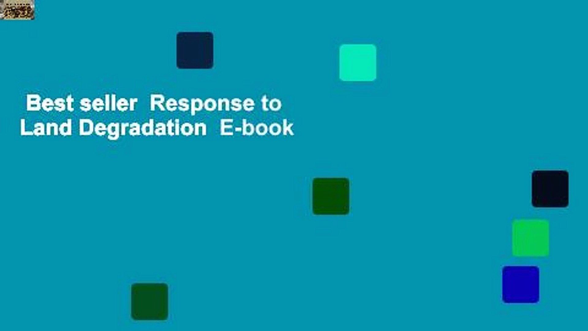 Best Seller Response To Land Degradation E Book - 