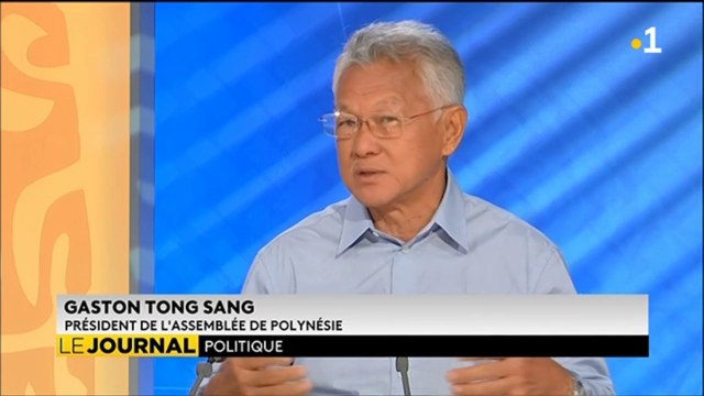 Invité du journal : Gaston Tong Sang , président de l’assemblée de la Polynésie française