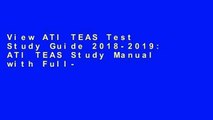 View ATI TEAS Test Study Guide 2018-2019: ATI TEAS Study Manual with Full-Length ATI TEAS Practice