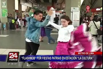 Fiesta al ritmo de marinera se vivió al interior de la estación La Cultura