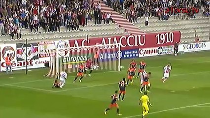 AC Ajaccio - Montpellier HSC (1-1) Résumé J8 [2013-2014]