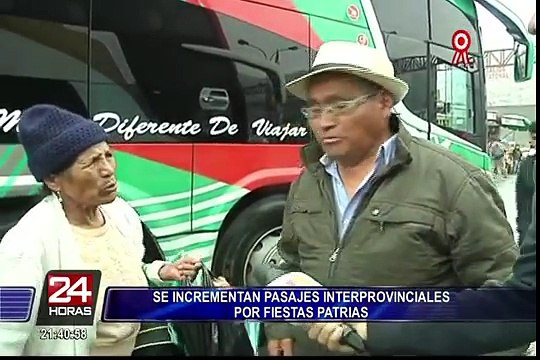 Pasajes al interior del país sufrieron alza por Fiestas Patrias