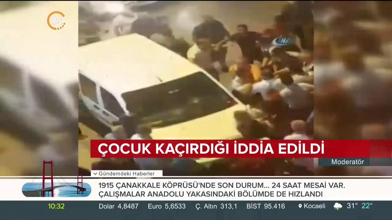 Çocuk kaçırdığı iddia edildi