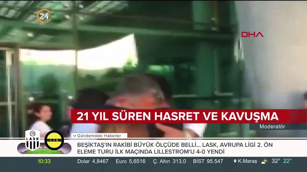 21 yıl süren hasret ve kavuşma