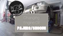 Mitsubishi Pajero:Shogun - Changing Engine Oil #mitsubishiPagero #mitsubishiShogun