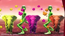 Learn Colors Animals Learn Animals Name Alien Dance FUNNY #DameTuCosita - Learning Videos