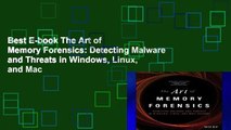 Best E-book The Art of Memory Forensics: Detecting Malware and Threats in Windows, Linux, and Mac