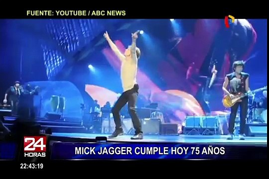 Mick Jagger cumple 75 años y mantiene su vitalidad