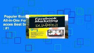 Popular Book  Facebook Marketing All-in-One For Dummies Unlimited acces Best Sellers Rank : #1