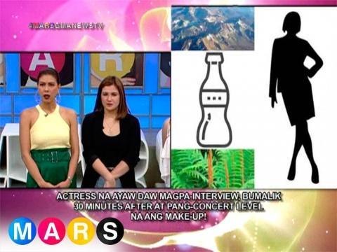 Mars: Actress na ayaw magpa-interview pero ibang level ang makeup! | Mars Mashadow