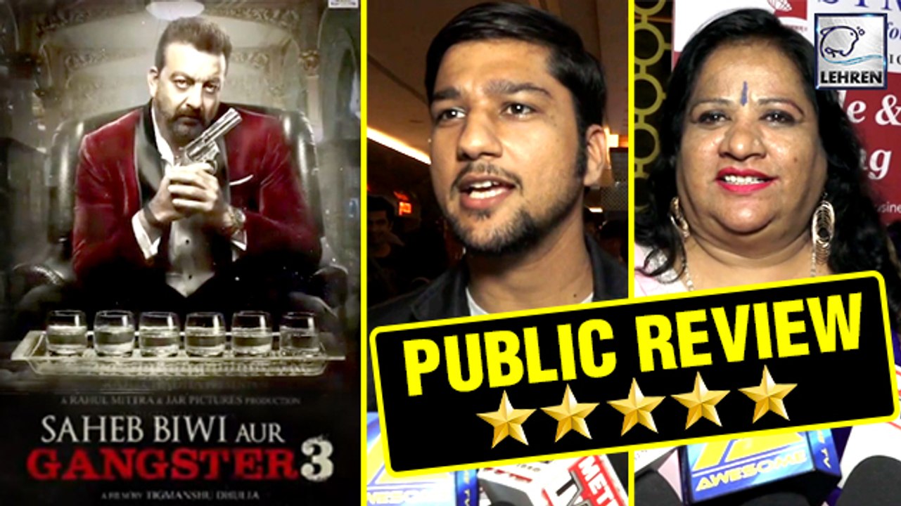 Saheb Biwi Aur Gangster 3 Public Review | Sanjay Dutt, Jimmy Shergill, Mahi Gill