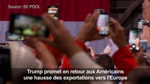 Trump vante sa politique commerciale, les Européens sceptiques