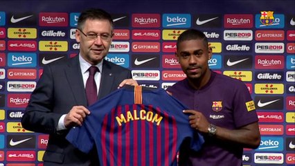 Barça - Malcom officiellement présenté