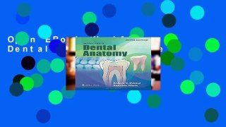 Open EBook Woelfels Dental Anatomy online
