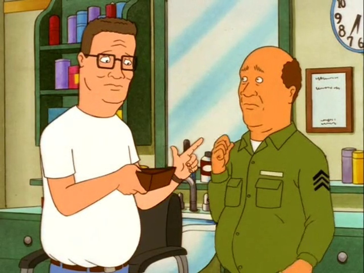 King of the Hill S4 19 Hank s Bad Hair Day