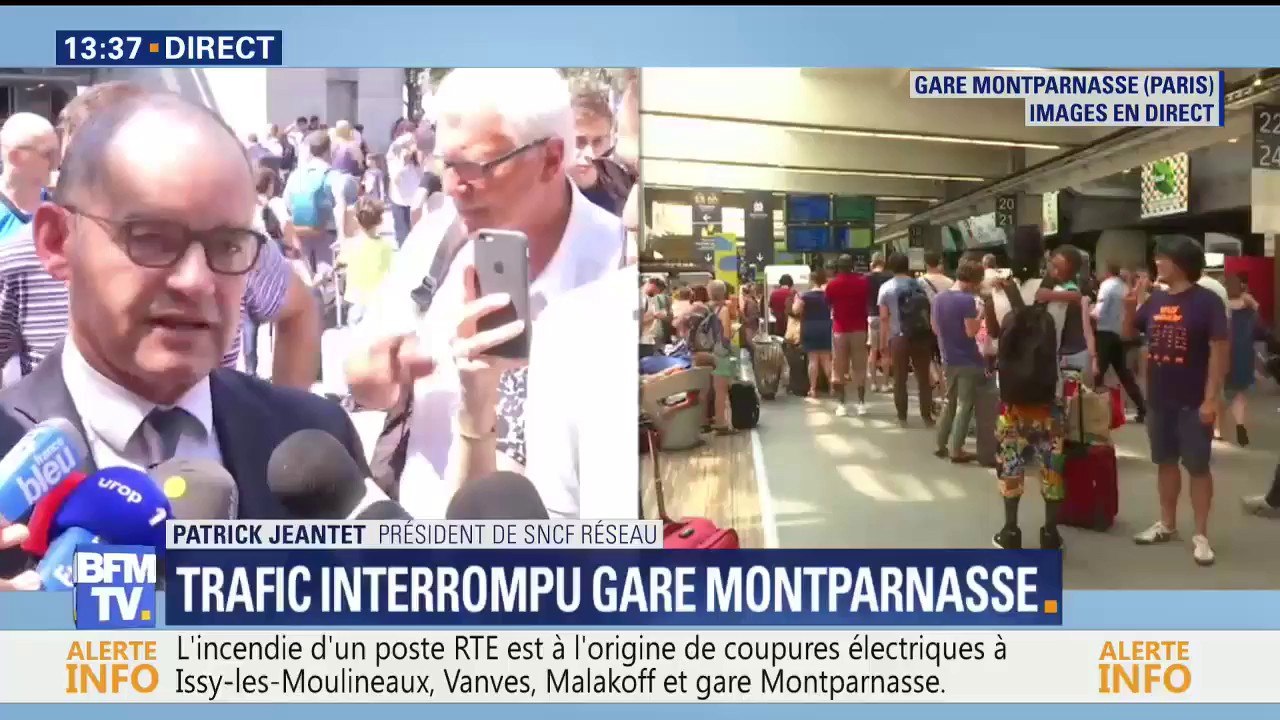 Montparnasse: “Nous avons déclenché le plan ‘gare bloquée’, qui consiste à utiliser la gare d'Austerlitz” (président de SNCF réseau)