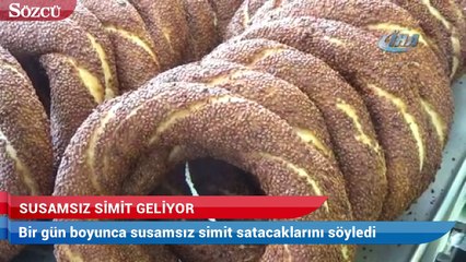 Susamsız simit protestosu