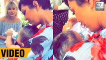 Kylie Jenner's Baby Stormi Looks Super Happy In Grandma Kris Jenner's Arms