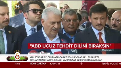 "ABD ucuz tehdit dilini bıraksın"
