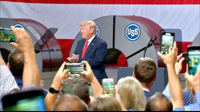 US-EU trade: Trump celebrates 'new deal' with EU