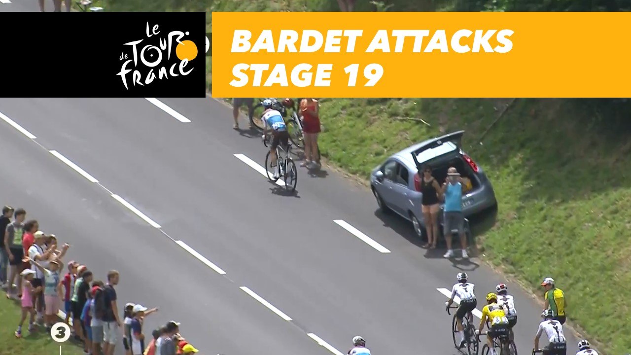 Attaque de Bardet / Bardet attacks ! - Étape 19 / Stage 19 - Tour de France 2018