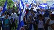 Estudantes comemoram 100 dias de protestos na Nicarágua