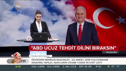 "ABD ucuz tehdit dilini bıraksın"
