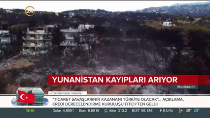 Yunanistan'da ölü sayısı 87'ye yükseldi