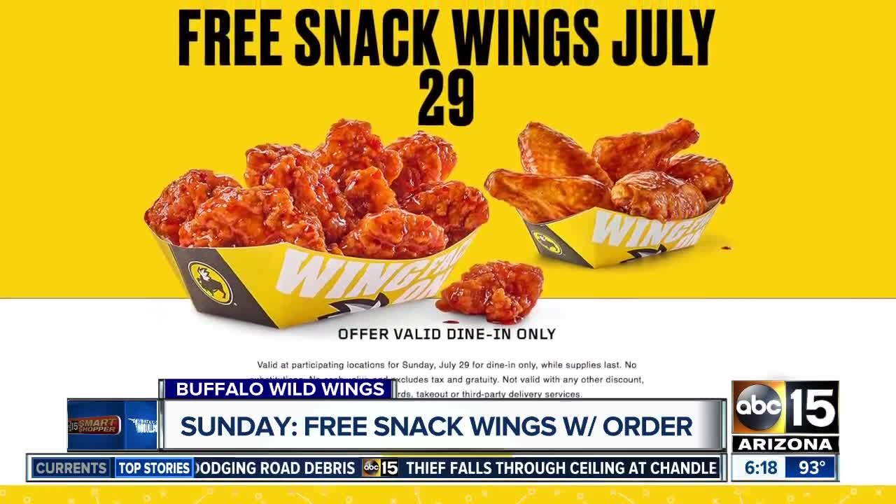 Get free and 10-cent wings this weekend!