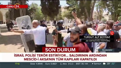 İsrail Mescid-i Aksa'nın kapılarını kapattı