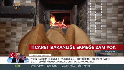 Ticaret Bakanlığı: Ekmeğe zam yok