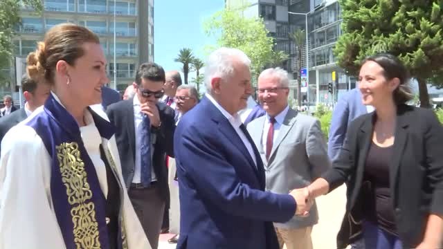 TBMM Başkanı Yıldırım, Dokuz Eylül Üniversitesi Rektörü Hotar'ı Ziyaret Etti