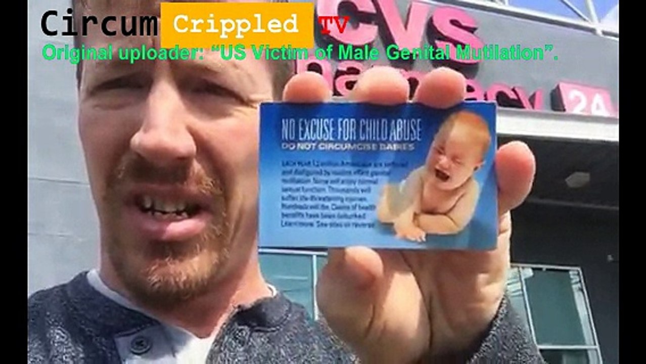 Reupload: In YOUR Face Intactivism: CVS RiteAid Drug Stores.