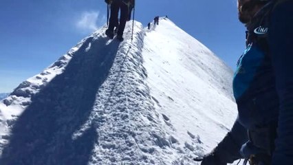 Türk Dağcılar Alp'lerin Zirvesinde Türk Bayrağı Açtı