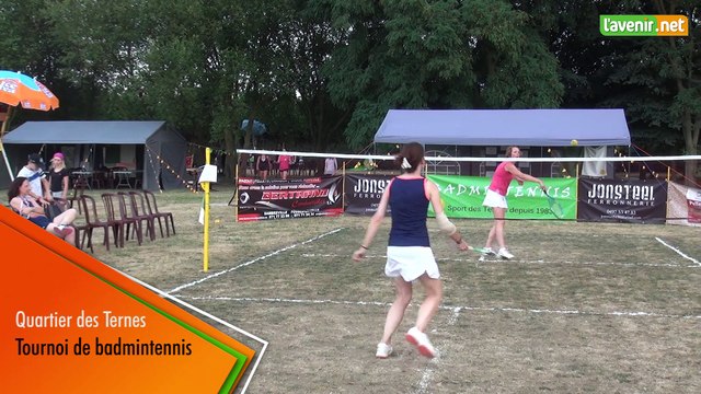 Tournoi mondial de badmintennis à Auvelais dans le quartier des Ternes
