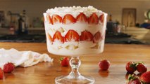 There's A Shocking Amount Of Bubbly In This Strawberry Champagne Trifle