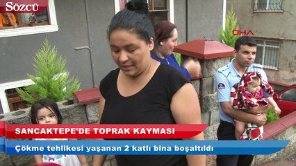 Descargar video: Sancaktepe'de toprak kayması